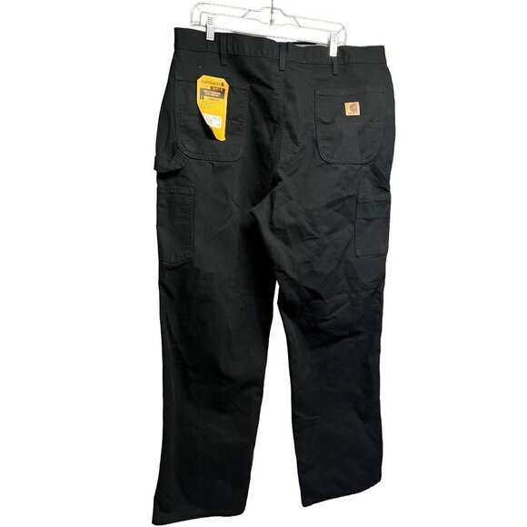 Carhartt Mens Black Duck Work Dungaree Loose Original Fit Denim Pants 40x34 New - Picture 1 of 8